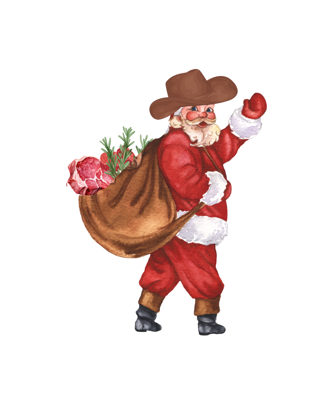 Cowboy Christmas Gift Box--(Shipping 1st week of January)