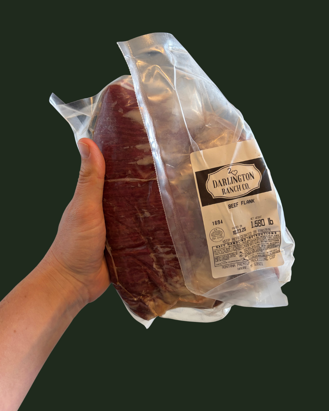 Flank Steak (~1.6 lbs each)